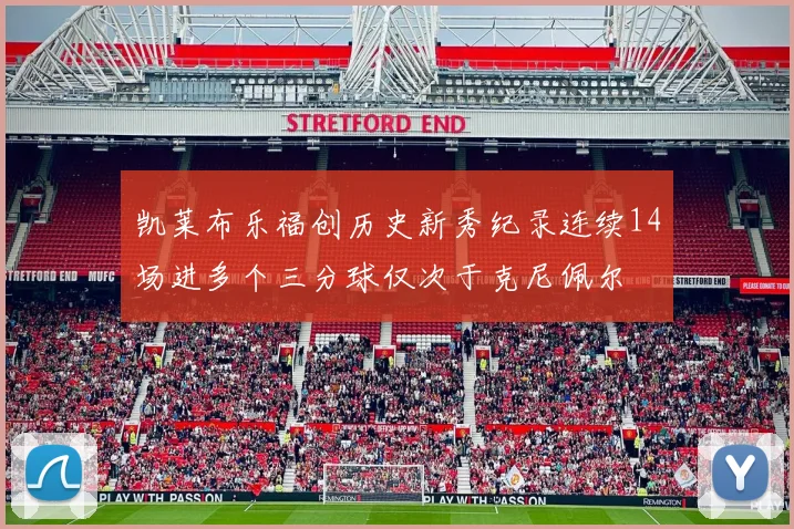 凯莱布乐福创历史新秀纪录连续14场进多个三分球仅次于克尼佩尔
